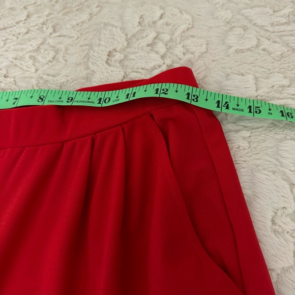 Leith Red Dress Pants Stretch Pockets Women’s Size Small - Picture 6 of 9